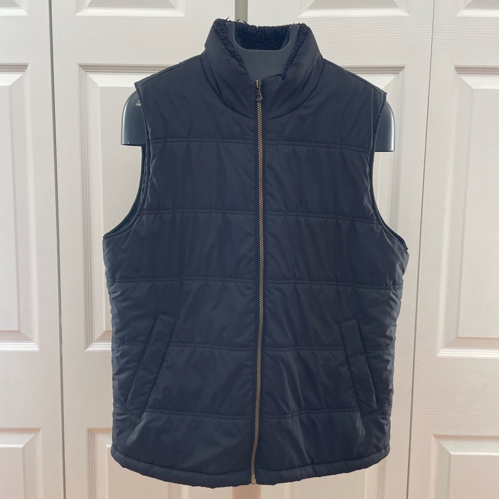 Men's Quilted Black Vest